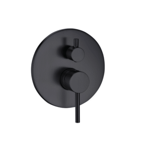 CAE York 2-Way Concealed Stick Lever Tub/Shower Mixer - Matte Black (PBR) - Image 1