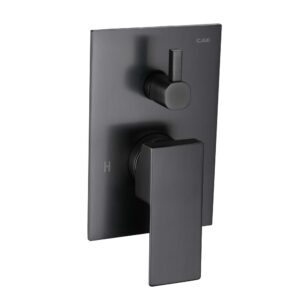 CAE Thames 2-Way Concealed Lever Handle Tub/Shower Mixer - Gun Grey - Image 1