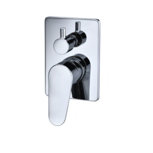 CAE Ledro 2-Way Concealed Lever Handle Tub/Shower Mixer - Chrome - Image 1