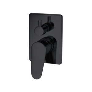 CAE Ledro 2-Way Concealed Lever Handle Tub/Shower Mixer - Matte Black (PBR) - Image 1