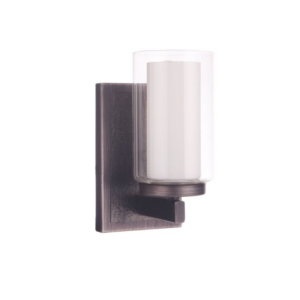 Craftmade Texture 1 Light Wall Sconce - Natural Iron/Vintage Iron - Image 3
