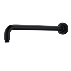 CAE 12" Shower Arm with Male Thread - Matte Black - Image 1