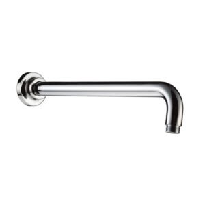 CAE 12” Round Wall-mounted Shower Arm - Chrome - Image 1