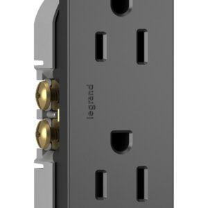 Legrand radiant® Tamper-Resistant Outlet 15A, 125V, Black - Image 3