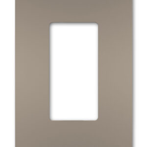 Legrand radiant® One-Gang Screwless Wall Plate, Nickel - Image 1