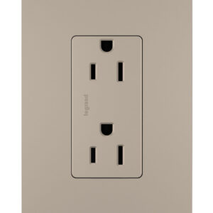 Legrand radiant® Tamper-Resistant Outlet 15A, 125V, Nickel - Image 1