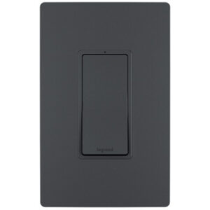 Legrand radiant® Single-Pole Switch 15A,120/277V, Graphite - Image 1