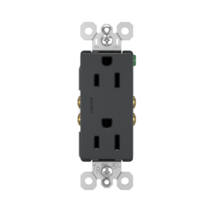 Legrand radiant® Tamper-Resistant Outlet 15A, 125V, Graphite - Image 2