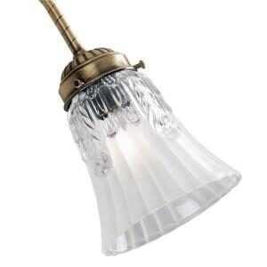 Hunter Sculpted Frosted/Clear 2.25 Inch Replacement Shade - Image 1