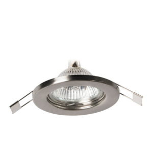 Forlight Sound Mini Recessed GU10 Housing - Satin, Fixed Position - Image 1