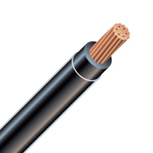 #4 19 SD CU SIMpull THHN WIRE, BLACK - Per Roll - 500ft - Image 1