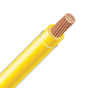 #10 19 SD CU SIMpull THHN WIRE, YELLOW - Per Ft - Image 1