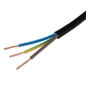 Workshop Flex Cable 3 x 2.5mm Black - Per Meter - Image 1