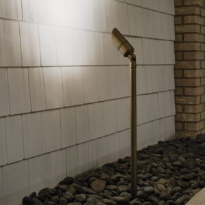 Kichler Signature Centennial Brass Pathway Male Female Riser 24 inch - Image 2