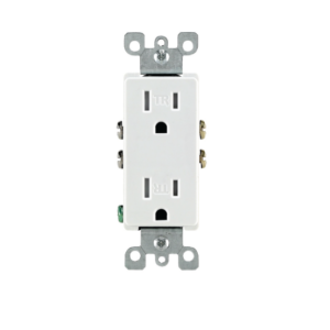 Leviton Decora 15 AMP Tamper Resistant Duplex Receptacle - 125V - Image 2