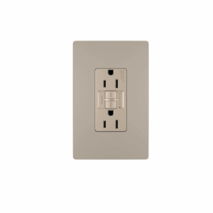 Legrand radiant® Spec Grade 15A Tamper Resistant Self Test GFCI Receptacle 125V, Nickel - Image 1