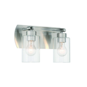 Craftmade Hendrix 2 Light Vanity Light - Brushed Polished Nickel - Image 2