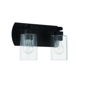 Craftmade Hendrix 2 Light Vanity Light - Flat Black - Image 2