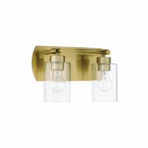 Crafmade Hendrix 2 Light Vanity - Satin Brass - Image 1