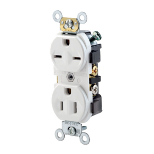 Leviton 15 AMP Duplex Receptacle - 125/250V - Image 1