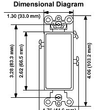 Leviton Decora Plus Rocker 20 AMP Lighted Handle Switch - 120V - Image 2