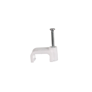 CED 2.5mm T & E Tower Cable Clips - White - Image 1