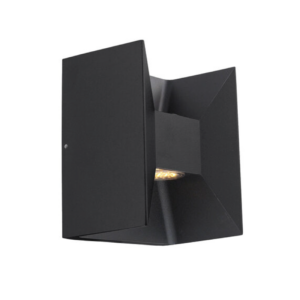 Eglo 2x2.5 LED Outdoor Wall Light -Matte Black - Image 2