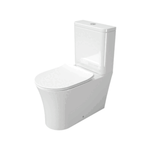 Glacier Maravella Back-To-Wall Rimless P-Trap Close Coupled WC ONLY - Height 400mm - Image 1
