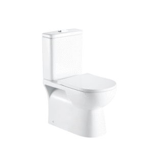 Glacier Two-Piece Rimless P-Trap Toilet - 180mm Roughing In, 420mm Height - Image 1