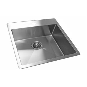 Glacier Stainless Steel Square Drop-In Kitchen Sink - Image 1
