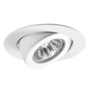 LEDS Downlighter Fitting w/GU10 Socket, White w/20 Degree Angle -  4" - Image 2