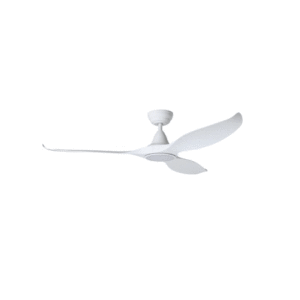Eglo Tirol 60" Ceiling Fan with Light in White - Damp Rated