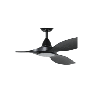 Eglo Tirol 60" Ceiling Fan with Light in Black - Damp Rated - Image 2