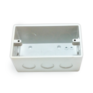 Flush Mounting Box, 100x50x50mm (2x4) - White - Image 1