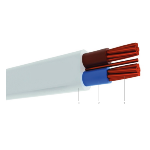 Twin and Earth Cable 4.0 White - Per Meter - Image 1