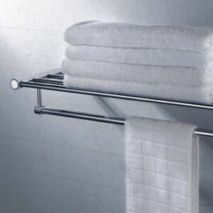 CAE Towel Bar Shelf Double 9516 Series - Chrome - Image 1