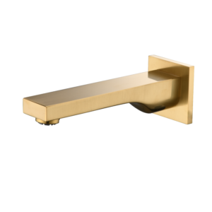 CAE Square Bathtub Spout - Matte Gold - Image 1