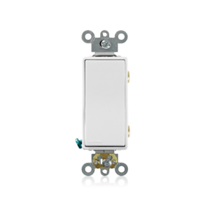 Leviton 20 Amp Decora Plus Rocker Double-Pole AC Quiet Switch - Image 1