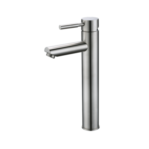 CAE Milana Single Lever Vessel Faucet with Pop-up Waste - Brushed Nickel - Image 1