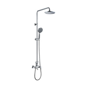 CAE York 3-Way Single Lever External Rain Shower Mixer - Chrome - Image 1