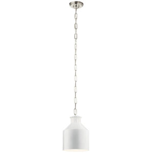 Kichler Montauk 1-Light Mini Pendant  - White - Image 1