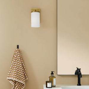 Kichler Crosby 1 Light Wall Sconce – Natural Brass - Image 3