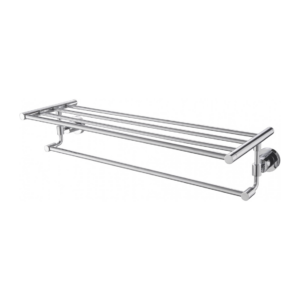 CAE Towel Bar Shelf Double 9505 Series - Chrome - Image 1