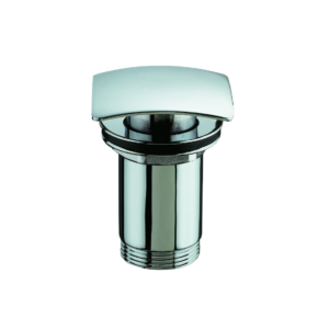 CAE Press Activated Pop-up Waste without Overflow G1-1/2 - Chrome - Image 1