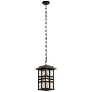 Kichler Beacon Square 9.5" 1 Light Pendant - Olde Bronze - Image 1