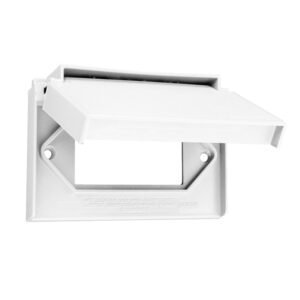 Leviton 1-Gang Decora/GFCI Device Weather-Resistant Wallplate - Horizontal - Image 1