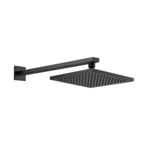 CAE 16" Shower Arm and 8" Square Head Combo - Matte Black - Image 1