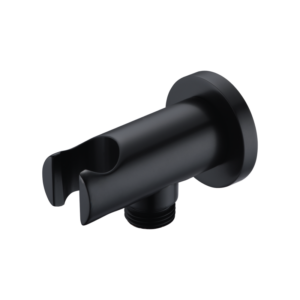 CAE Dual-Function Shower Hook with Integrated Union - Matte Black - Image 1