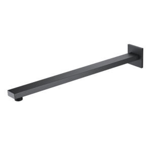CAE 16" Square Shower Arm with Male Thread - Matte Black - Image 1