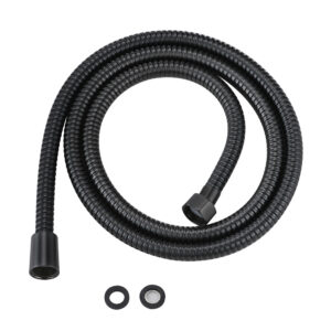 CAE G1/2 x G1/2 Brass Flex Hose for Bathroom - Gun Grey - Image 1